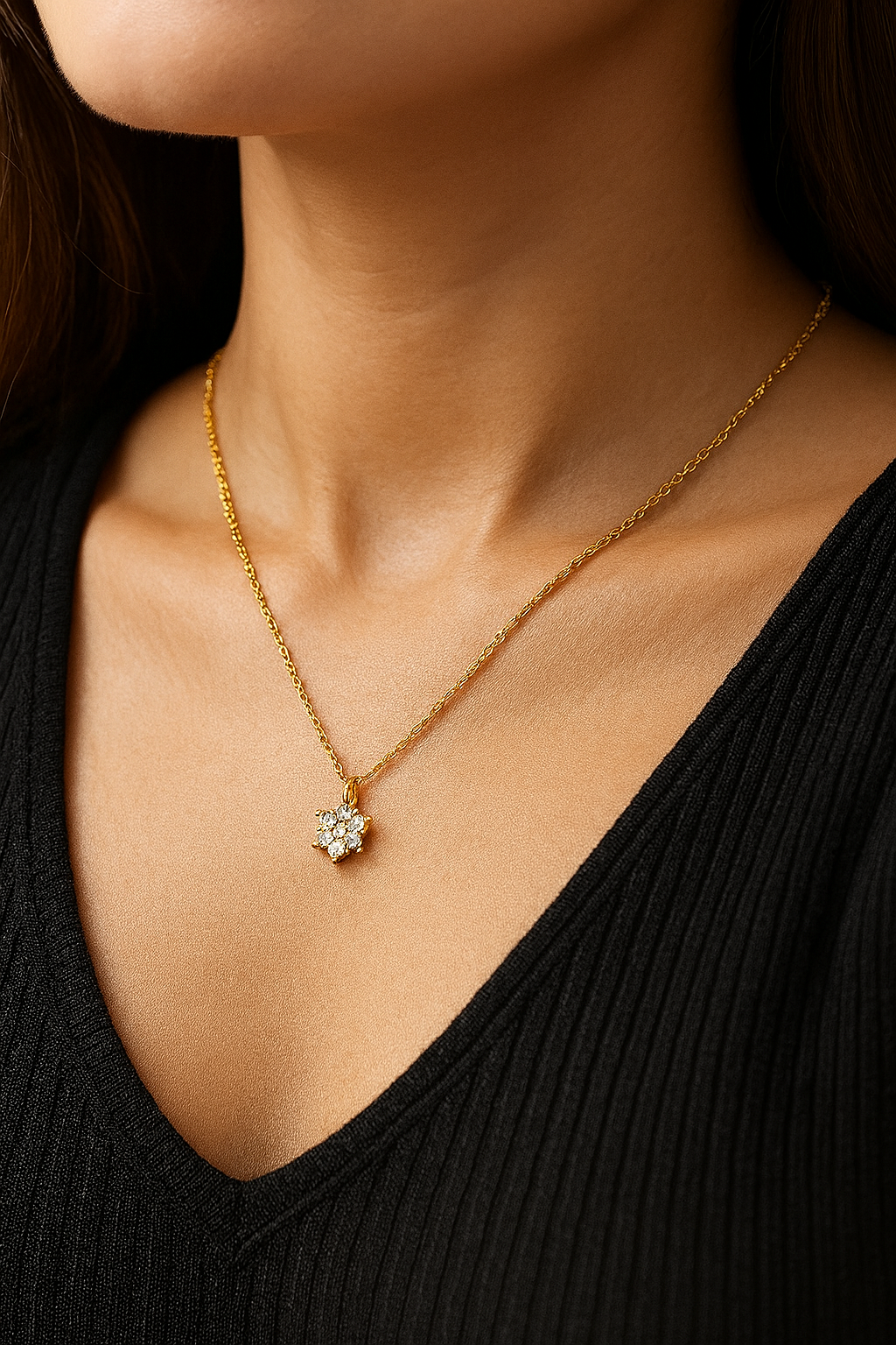 Dainty flower Necklace