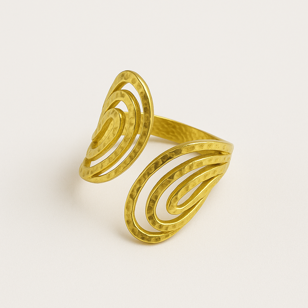 Oval Layered Ring