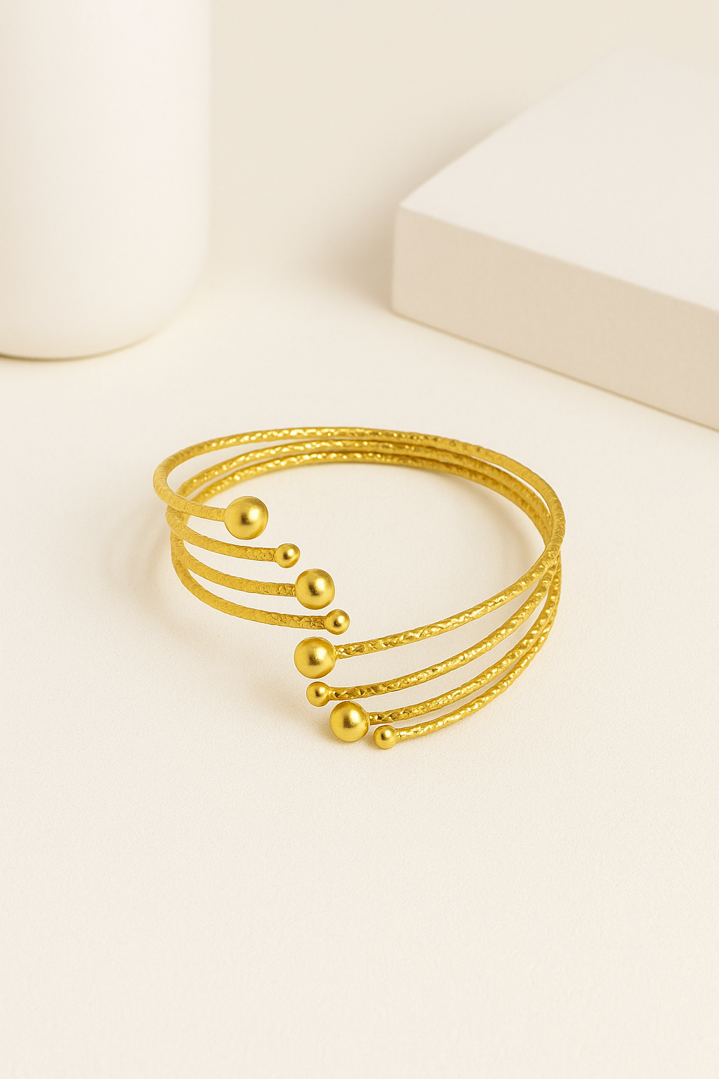 4 Layer Bracelet + Ring  - Gold & Silver  (Combo Set)